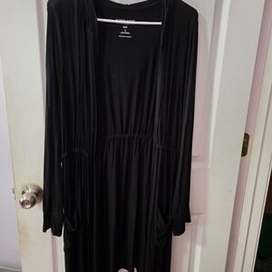 Torrid Black Open-Front Hoodie